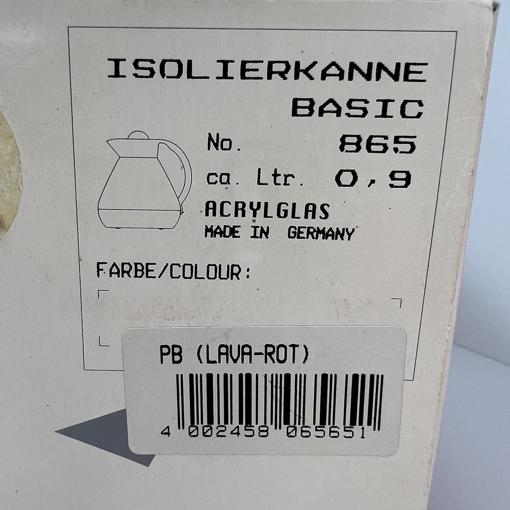 Alfi HEISS & KALT ISOLIERKANNE BASIC   (LAVA-ROT) RED . Insulated pitcher/carafe - Picture 12 of 16